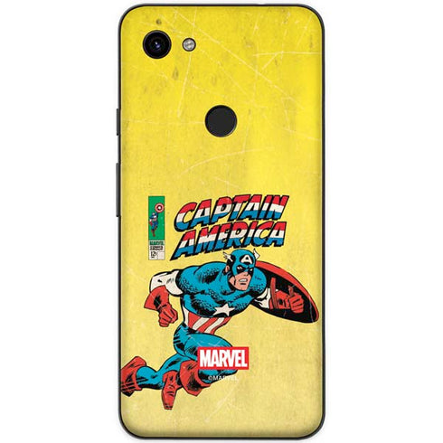 Marvel Classic Comics Captain America Google Pixel 3a XL Skin